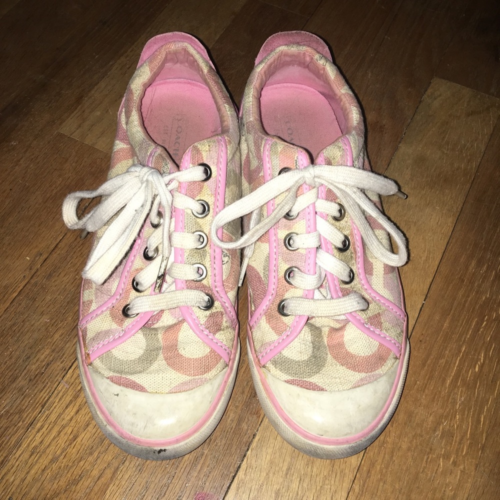Coach Fashion Leather Sneakers